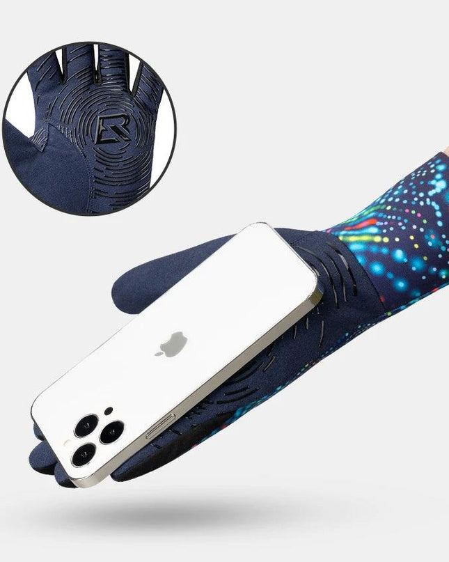 ROCKBROS Cycling Gloves Winter Warm Fleece Long Finger Gloves Mountain Road Cycling Gloves Full Finger Lengthened Wrist Guards