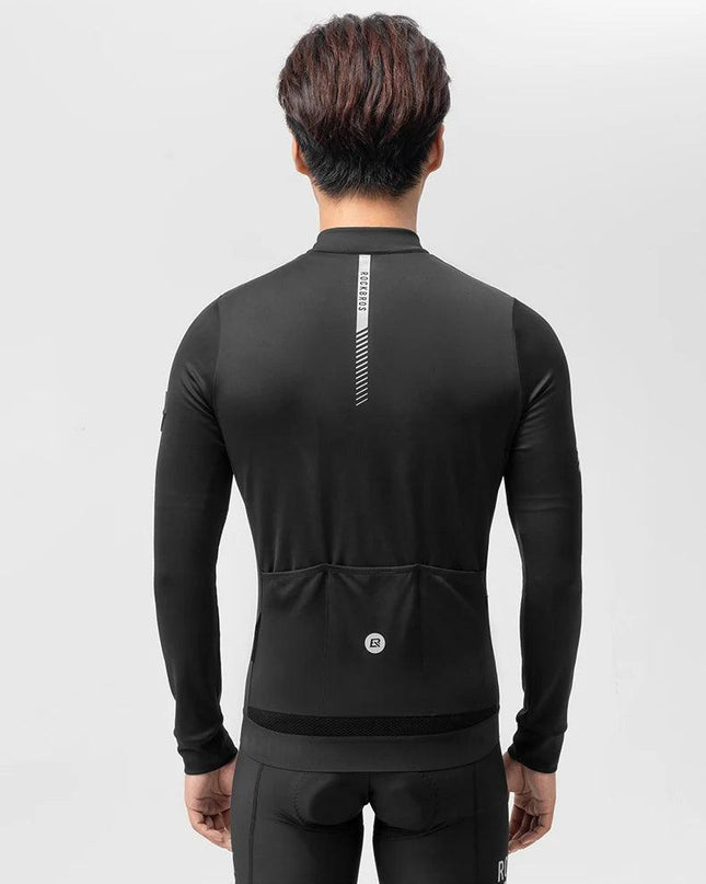 ROCKBROS Winter Cycling Jacket Fleece Warm Winter Thickened Long Sleeved Trousers Suit Cycling Outdoor Sportswear Ciclismo