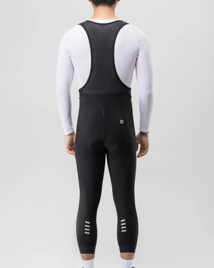 ROCKBROS Winter Cycling Bib Pants Breathable Long Pants Road Bike Pants Bib Tights 3D Cushion Padded Fleece Thermal Bicycle Pant