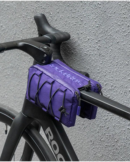 ROCKBROS Bike Bag Top Tube Bag Floating Installation Method Cycling Saddlebags Bicycle Pannier Bag Large Capacity Equipment