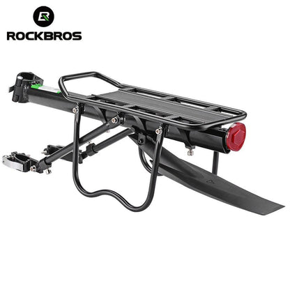 ROCKBROS Bicycle Rack MTB Road Bike Shelf Aluminum Alloy Bike Rack Quick Release Manned Rear Tailstock Bicycle Accessories