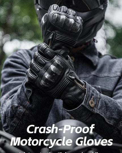 ROCKBROS Gloves Full Finger Racing Gloves Motorcycle Tactical Gloves Touch Screen Outdoor Sports Protection Cycling Bike Gloves