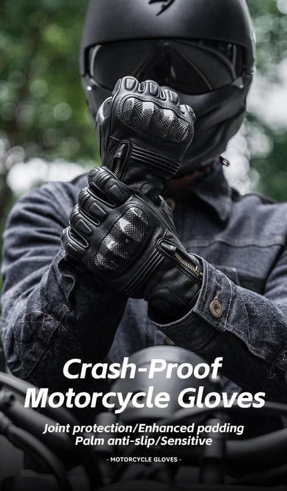 ROCKBROS Gloves Full Finger Racing Gloves Motorcycle Tactical Gloves Touch Screen Outdoor Sports Protection Cycling Bike Gloves