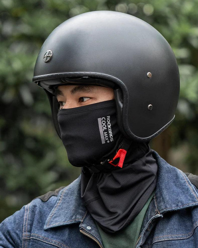 ROCKBROS Summer Cool Mask Cycling Face Mask UV Sun Protection Silk Bike Headwear Breathable Outdoor Fishing Face Cover Bandana