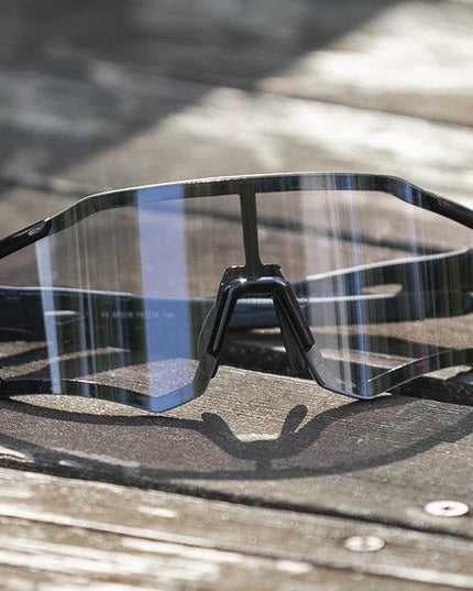 ROCKBROS Cycling Glasses Photochromic Polarized Lens Sunglasses UV400 Protection Eyewear Skiing Fishing Climbing Bicycle Goggles