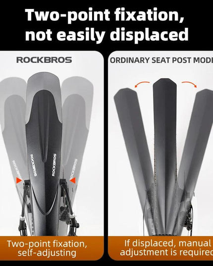 ROCKBROS Mountain Bike Mudguard Widen Quick Release 26-29 Inch  Durable lnnovative Installation Fender Bicycle Accessaries