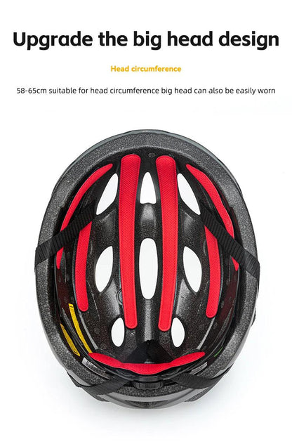 ROCKBROS Bicycle Helmet Integrally-molded Bike Helmet Motor Electric Scooter Riding Helmet Removable Lens Capacete Ciclismo