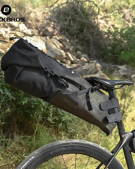 ROCKBROS Bike Bag Waterproof Reflective 10L Large Capacity Saddle Bag Cycling Foldable Tail Rear Bag MTB Road Trunk Bicycle Bag