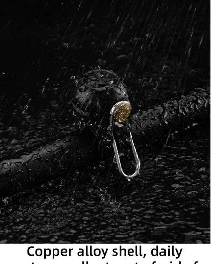 ROCKBROS Bicycle Bell Safety Warning Bike Bell Horn Handlebar Copper Alloy Non-slip Bicycle Alloy Ring Crisp Sound Cycling Alarm