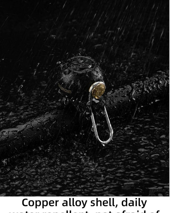 ROCKBROS Bicycle Bell Safety Warning Bike Bell Horn Handlebar Copper Alloy Non-slip Bicycle Alloy Ring Crisp Sound Cycling Alarm