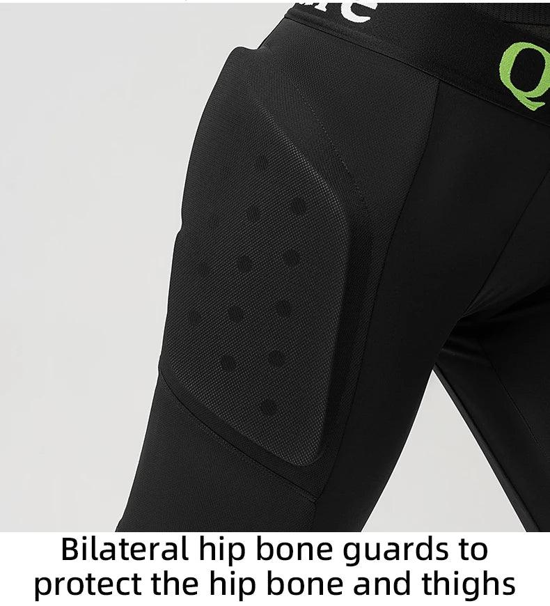 Qunature Ski Hip Protector Pants Adjustable Adult Sports Gear Shorts Snowboard Protection 3D Hip Pads for Motorcycle Skating