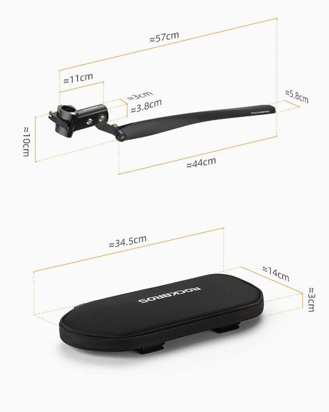 ROCKBROS Bicycle Luggage Carrier Aluminum Alloy Shelf MTB Cycling Bicycle Front Rack With Taillight Seatpost Bag Holder Stand