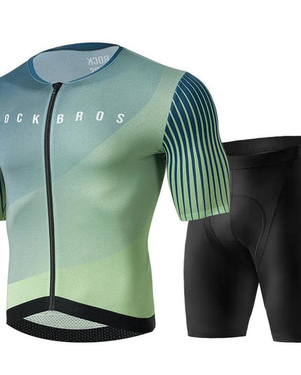 ROCKBROS Cycling Jersey MTB T-shirt Mountain Bike Men's Wear Summer Clothes High-Quality With YKK Zipper Sportswear Breathable