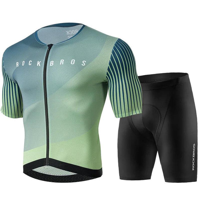 ROCKBROS Cycling Jersey MTB T-shirt Mountain Bike Men's Wear Summer Clothes High-Quality With YKK Zipper Sportswear Breathable