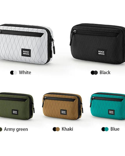 ROCKBROS Bicycle Bag Portable Lightweight MTB Road Bike Handlebar Bag 2.1L Big Capacity Multifunctional Riding Shoulder Bag