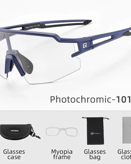ROCKBROS Bicycle Glasses UV400 Cycling Glasses Bike Fishing Sunglasses Hiking Riding Polarized/Photochromic Eyewear Sport Goggle