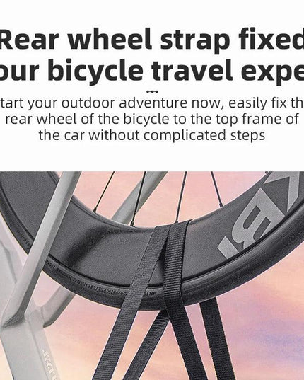 ROCKBROS Portable Bike Bicycle Rack Stand MTB Road Bike Travel Bicycle Roof Racks Carrier Quick Install Inverted Bike Roof Rack