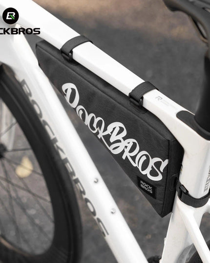 ROCKBROS Cycling Triangle Top Tube Bag Lightweight Bike Frame Pack for Tools and Accessories 1.9L large Capacity Triangle Bag