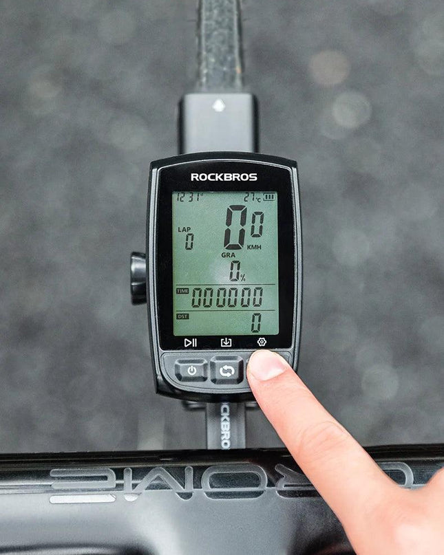 ROCKBROS Nylon Bicycle Speedometer Holder Integrated Handlebar Mount for Gopro Mount Bike Computer Stopwatch Light Mount