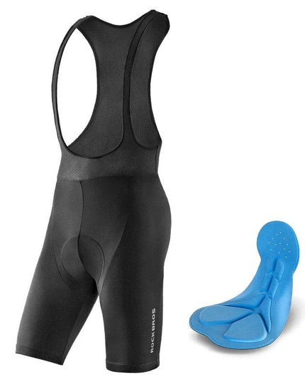 ROCKBROS Cycling Shorts Men Bib Shorts Summer Elastic Padded Bike Tights Anti-slip Breathable MTB Ciclismo Bicycle Under Wear