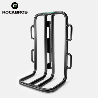 ROCKBROS Aluminum Alloy Bicycle Front Rack Carrier Pannier MTB Road Cycling Racks Load Bearing Luggage Shelf Bracket Accessory