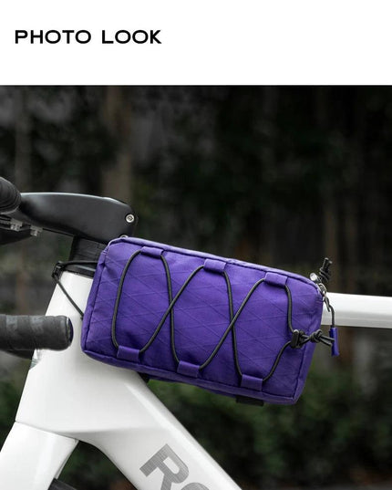 ROCKBROS Bike Bag Top Tube Bag Floating Installation Method Cycling Saddlebags Bicycle Pannier Bag Large Capacity Equipment