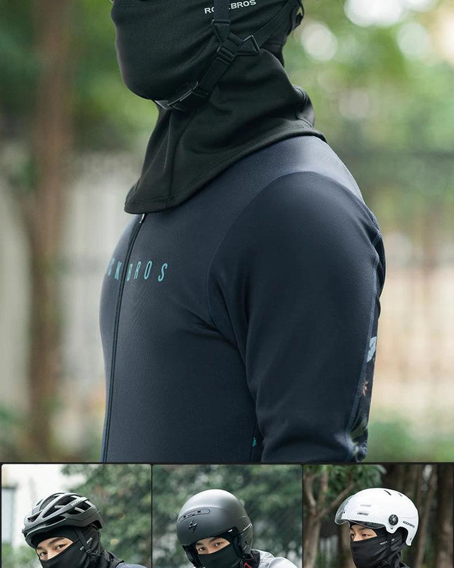 ROCKBROS Winter Face Mask Breathable Ski Cycling Scarf Running Training Balaclava Outdoor Sports Warm Winderproof Bike Equipment