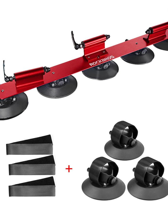 ROCKBROS Bike Bicycle Rack Suction Roof-Top Bike Car Racks Carrier Quick Install Bike Roof Rack MTB Mountain Road Bike Accessory