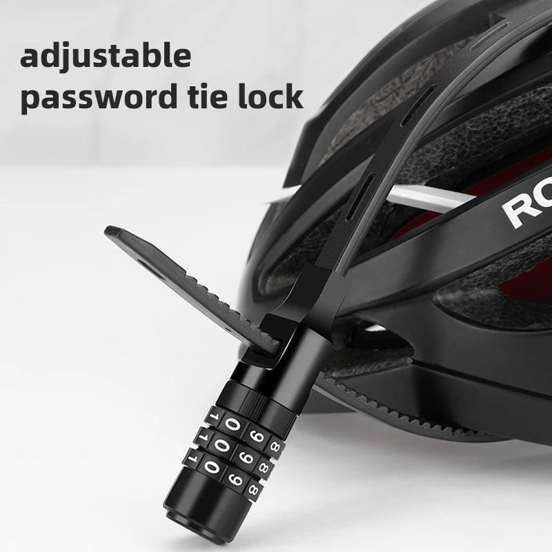 ROCKBROS Bicycle Lock 3 Digit Password Lock Anti-theft Portable Security Steel Chain Cycling Motorcycle Lock Bike Accessories