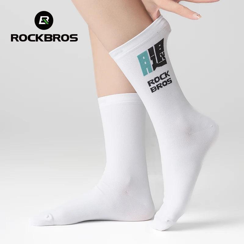 ROCKBROS Professional Cycling Socks Comfortable High Elasticity Breathable Socks Outdoor Sportswear Socks $0 for the 3rd pair