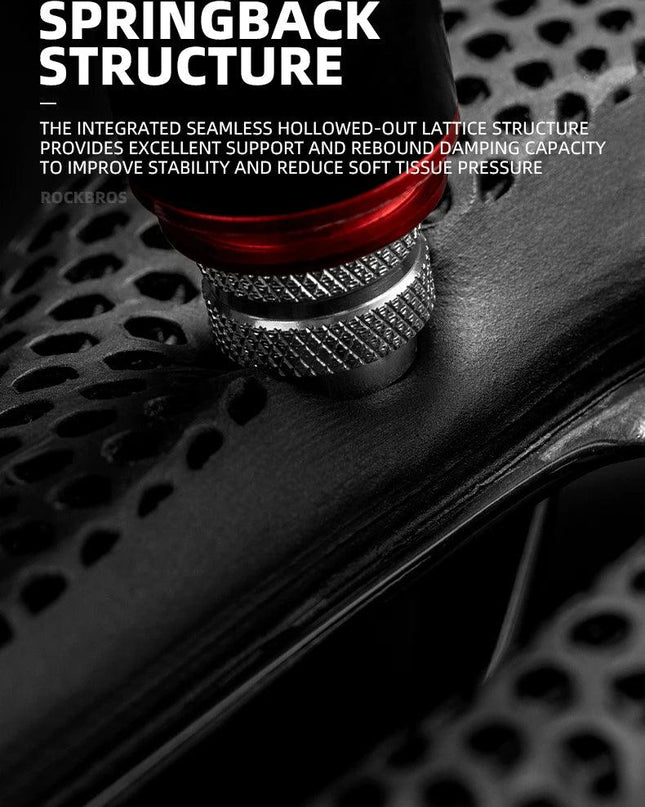 ROCKBROS Ultralight Bicycle Saddle 3D Printing Integrated Zonal Shock Absorption Comfortable MTB Road Bike Seat Spare Parts