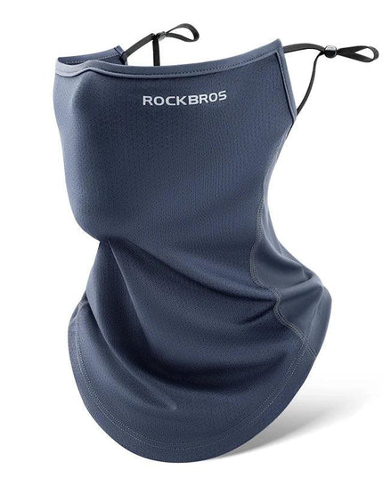ROCKBROS Summer Ice Silk Mask Anti-UV Quick-drying Face Cover Sunscreen Bandana Breathable Neck Protection Hanging Ear Scarf