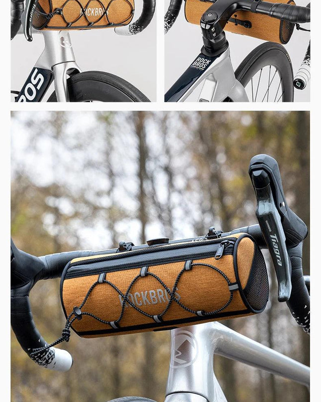 ROCKBROS ROAD TO SKY Cycling Bag Front Tube Bag Long Distance Riding MTB Road Bike Bag Head Beam hanger Bag Bike Accessories