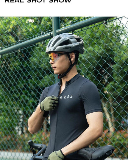 ROCKBROS Cycling Gloves Breathable Non-slip MTB Road Bike Gloves Touch Screen Outdoor Gym Fitness Fishing Bike Training Glove