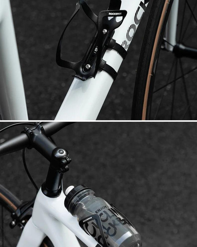 ROCKBROS Bicycle Bottle Cage Mount Adaptor Silicone Gel Universal Kettle Holder Adapter Easy Installation Cycling Equipment