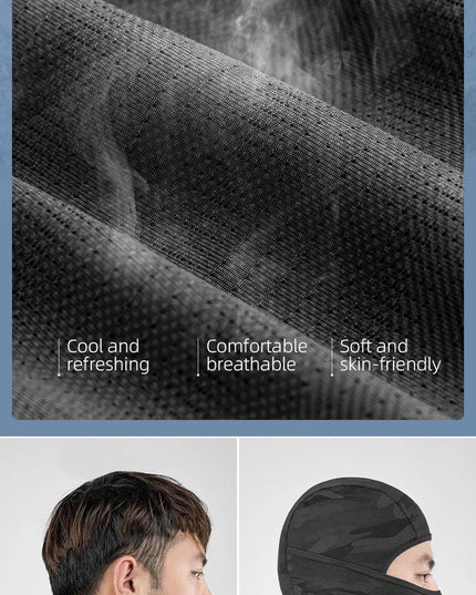 ROCKBROS Full Face Mask UV Sun Protection Cycling Mask Summer Balaclava Hat Bike Scarf Breathable Outdoor Motorcycle Face Masks