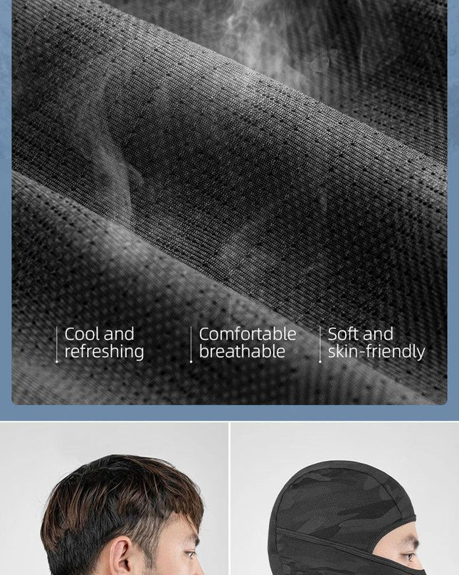 ROCKBROS Full Face Mask UV Sun Protection Cycling Mask Summer Balaclava Hat Bike Scarf Breathable Outdoor Motorcycle Face Masks