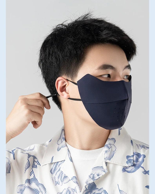 ROCKBROS Cycling Ice Silk Face Mask Anti-UV Sun Protection Breathable Dustproof Men Women Bandana Running Fishing Sports Mask