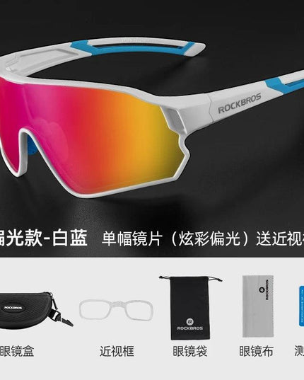 ROCKBROS Cycling Glasses MTB Road Bike Polarized Sunglasses UV400 Protection Ultra-light Unisex Bicycle Eyewear Sport Equipment