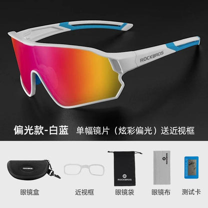 ROCKBROS Cycling Glasses MTB Road Bike Polarized Sunglasses UV400 Protection Ultra-light Unisex Bicycle Eyewear Sport Equipment