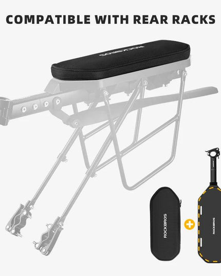 ROCKBROS Multifunctional Rear Seat Bag Universal Saddle Bag Back Rack 5L Capacity Seat Bag Expandable Cycling Luggage Trunk Bags