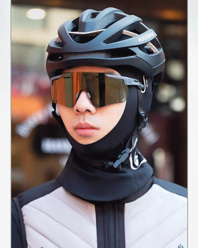 ROCKBROS Scarf Warmer Fleece Balaclava Non-Slip Outdoor Sport Cycling Mask Windproof Caps Ear Neck Protection Thermal Sport Mask