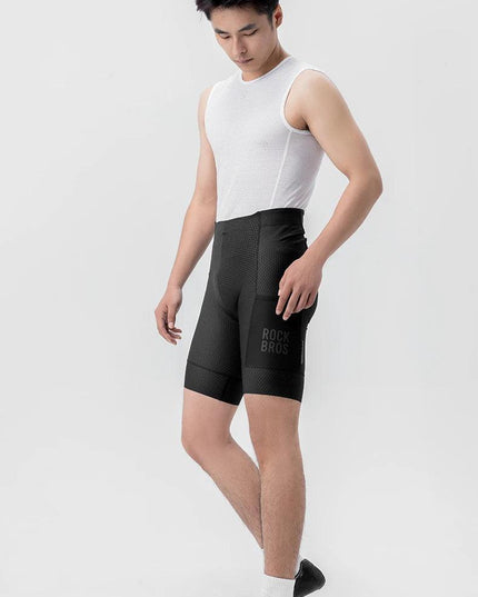 ROCKBROS Cycling Shorts Breathable Bicycle Clothing Sports Racing Tights Reflective With Pockets Quick Dry Bike Half Pants
