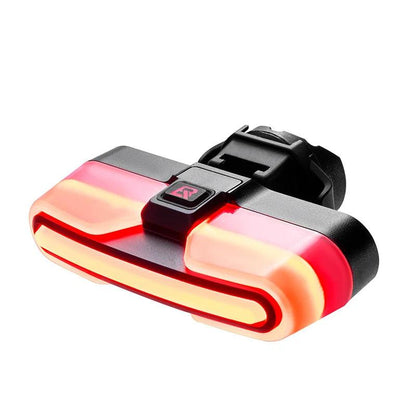 ROCKBROS Bicycle Tail Light Type-C Rechargeable IPX6 Bike Taillight LED Warning Rear Lamp 500mAh Smart Light Sensing Flashlight