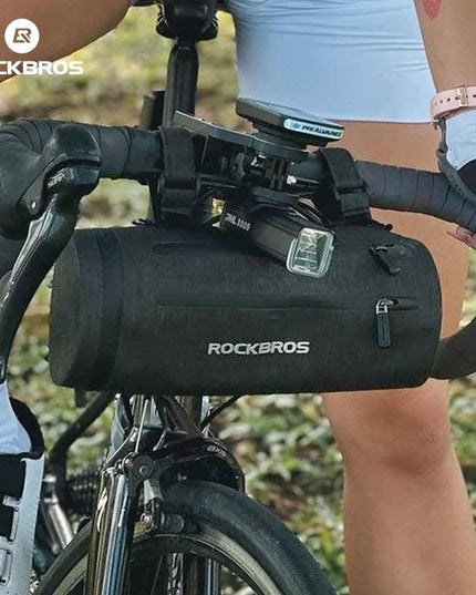 ROCKBROS Waterproof Bike Bag Front Bicycle Bag MTB Road Handlebar Pannier Multi-purpose Large Capacity Backpack Cycling Tube Bag