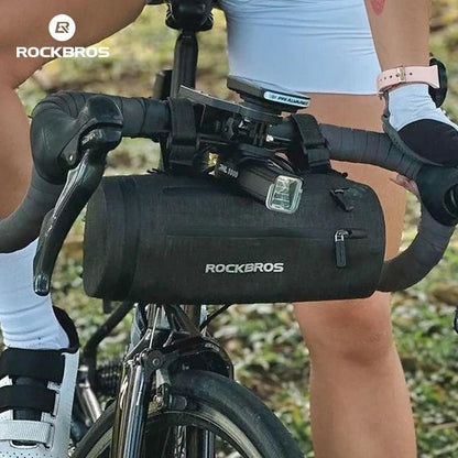 ROCKBROS Waterproof Bike Bag Front Bicycle Bag MTB Road Handlebar Pannier Multi-purpose Large Capacity Backpack Cycling Tube Bag