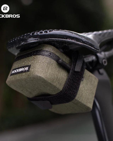 ROCKBROS Bicycle Tail Bag 0.4LMini Saddle Bag Lightweight Waterproof MTB Road Bike Tail Bag Portable Wear-resistant Cycling Gear