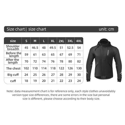 ROCKBROS Bicycle Jacket Winter Cycling Clothing Thermal Fleece Long Sleeve Cycling Bike Clothing Warmer Windproof Sportswear