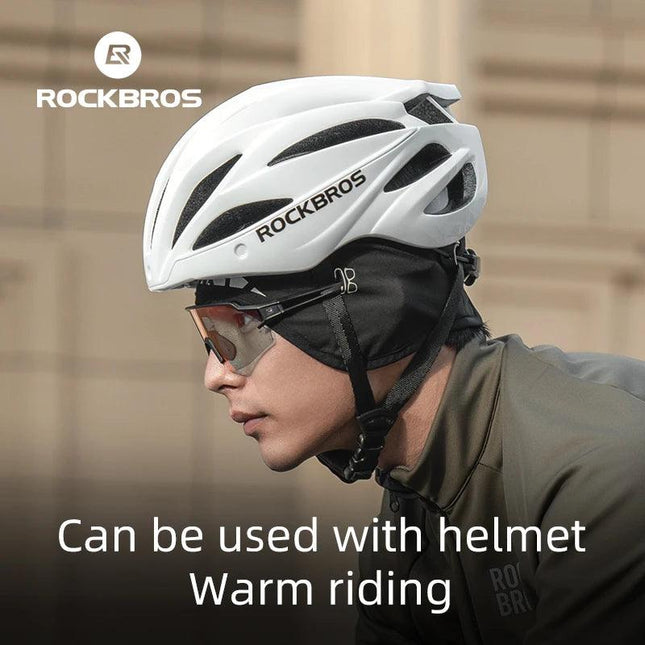 ROCKBROS Outdoor Cycling Headband Ear Warmer Men Winter Cycling Workout Windproof Double Layer Warm Earmuffs Headwear Sweatband