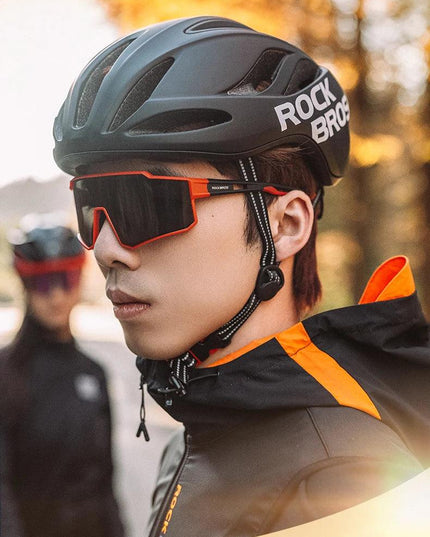 ROCKBROS Polarized Photochromic Glasses Cycling Sunglasses Outdoor Sports UV400 MTB Road Women Men Bicycle Goggles Adjustable